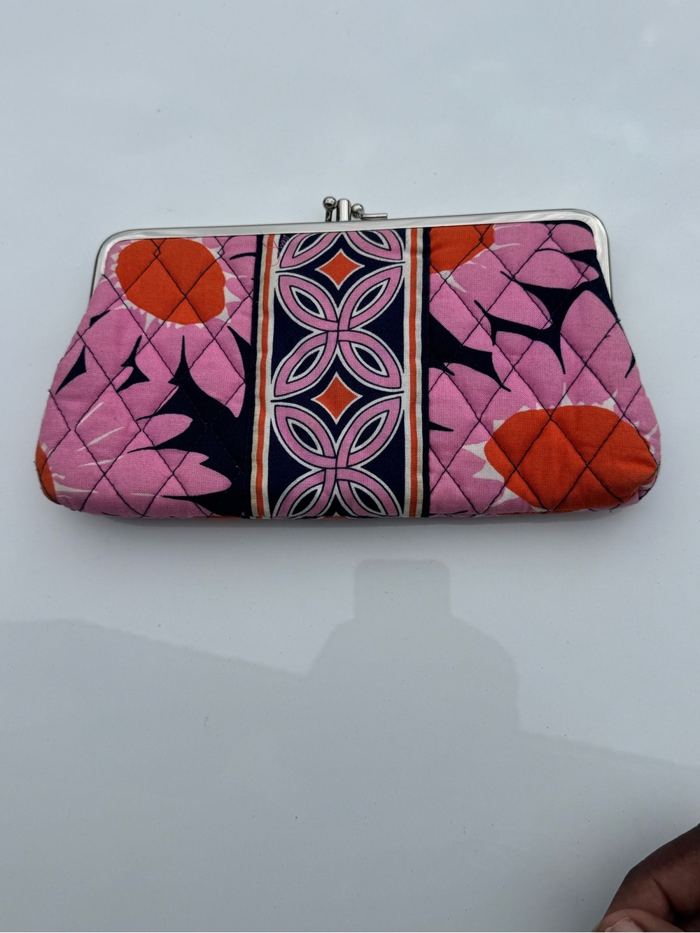 Vera Bradley "love me" pattern wallet with change purse